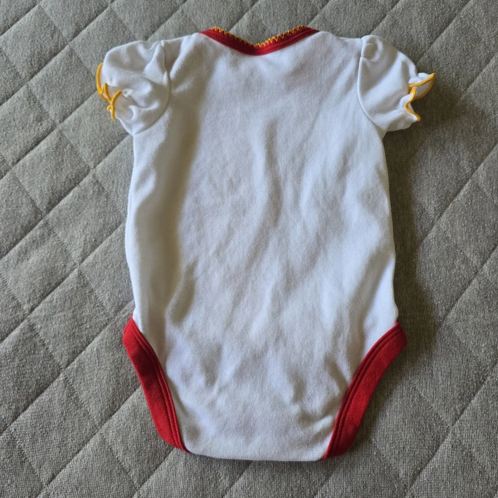 Gerber NFL Kansas City Chiefs Cutie Onesie Size 0-3 month